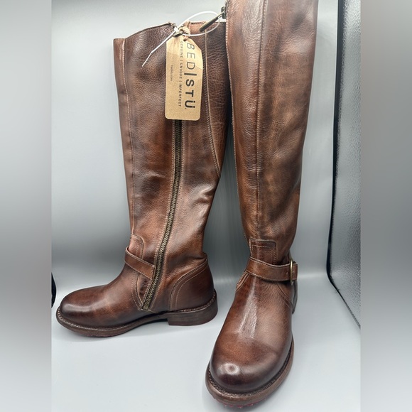 Bed Stu Shoes - BED STU Glaye wide calf brown boots 7.5